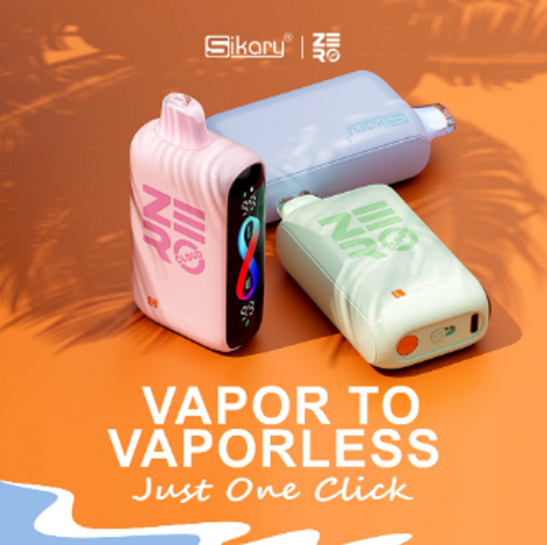 SIKARY CLOUD ZERO 20,000 PUFFS DISPOSABLES - DISPLAY OF 5