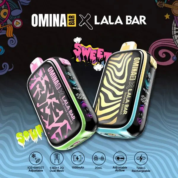 OMINA Bar x Lala Bar 40,000 Puffs 20ml Disposable