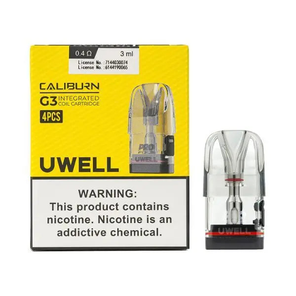 Uwell Caliburn G3 Integrated Coil Pod 4-Pack